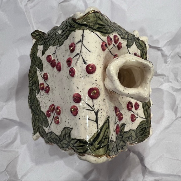 Blue Sky Holly Berry Tealight House Heather Goldminc holiday Christmas decor - Picture 13 of 17